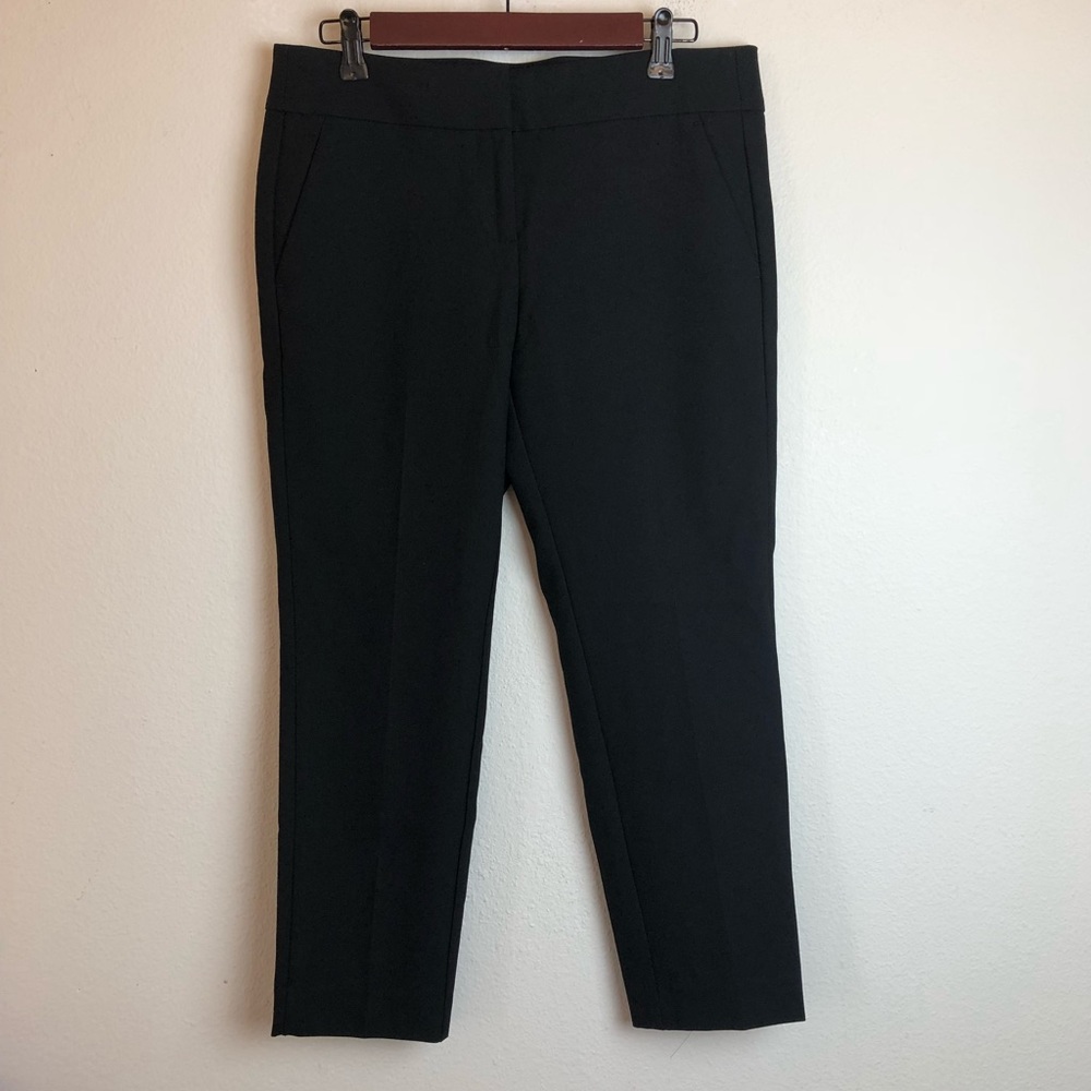 New Loft cropped ankle black dress pants size 6P
